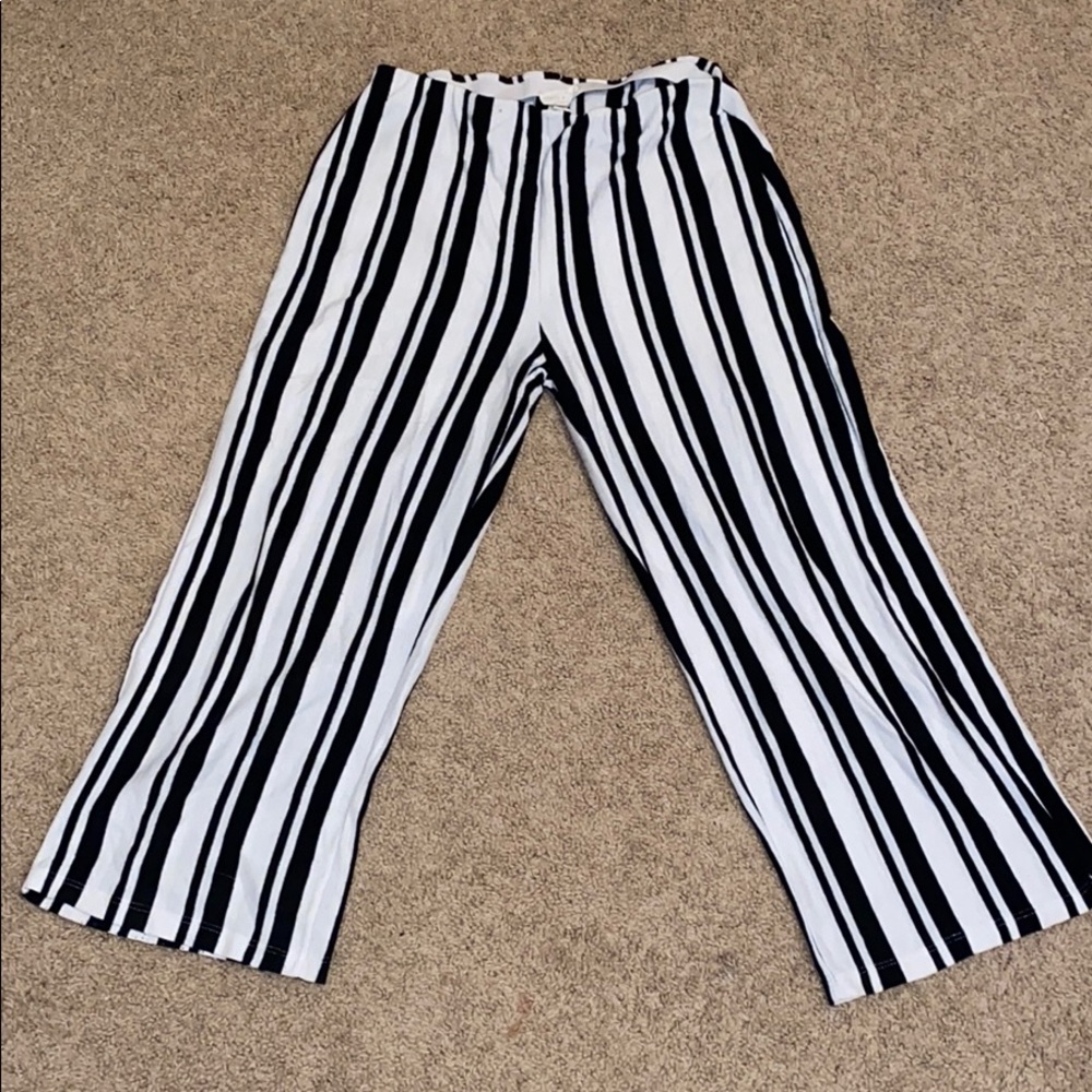Knit weave pants